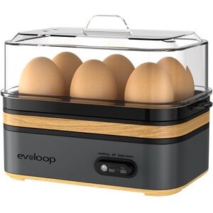 Evoloop Egg Cooker with Transparent Lid